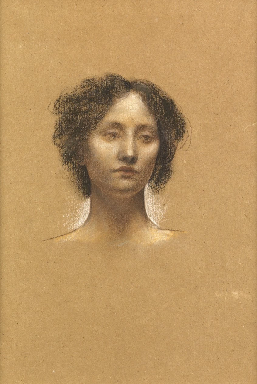 Evelyn de Morgan - 140, Testa di una ragazza
